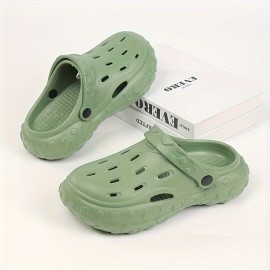 Kids' Lightweight Clogs-Unisex, Non-Slip Sole, Breathable Hollow Design-Comfy & Durable for Beach & Outdoor Play