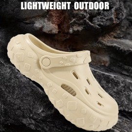 Kids' Lightweight Clogs-Unisex, Non-Slip Sole, Breathable Hollow Design-Comfy & Durable for Beach & Outdoor Play