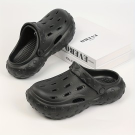 Kids' Lightweight Clogs-Unisex, Non-Slip Sole, Breathable Hollow Design-Comfy & Durable for Beach & Outdoor Play